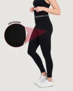 Patented Meryl POTS Extra High Waisted compression leggings with Pocket